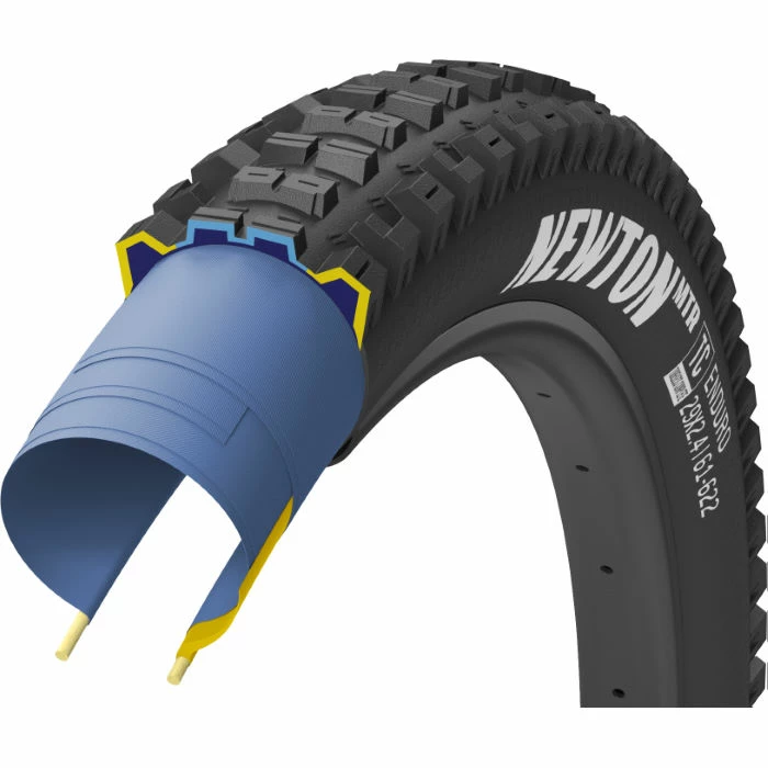 Goodyear Newton Enduro Tubeless Rear MTB Tyre Black 2.4" 29 3 Goodyear Newton Enduro Tubeless Rear MTB Tyre Black 2.4" 29