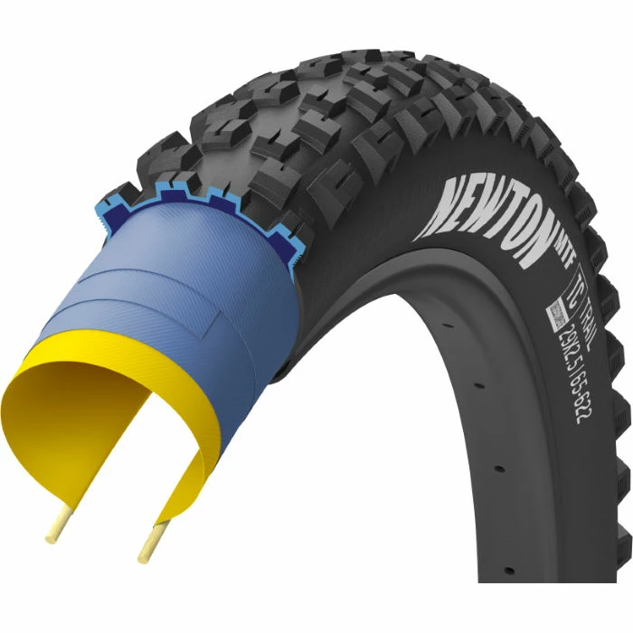 Goodyear Newton Trail Tubeless Front MTB Tyre Black 2.5" 27 3 Goodyear Newton Trail Tubeless Front MTB Tyre Black 2.5" 27