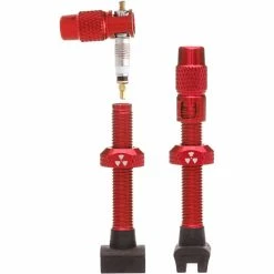 Nukeproof Universal Presta Tubeless Valves - Pair 25 Nukeproof Universal Presta Tubeless Valves - Pair -Maxxis Salg Nukeproof Universal Presta Tubeless Valves Pair Tyre Spares Red FTWG18A 45LNF12R4RED 1