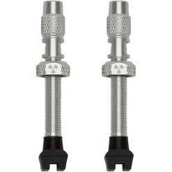 Nukeproof Universal Presta Tubeless Valves - Pair 41 Nukeproof Universal Presta Tubeless Valves - Pair -Maxxis Salg Nukeproof Universal Presta Tubeless Valves Pair Tyre Spares Silver FTWG18A 45LNF12R4POLSIL