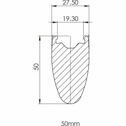 Prime BlackEdition 50 Carbon Disc Road Rim 7 Prime BlackEdition 50 Carbon Disc Road Rim -Maxxis Salg Prime BlackEdition 50 Carbon Disc Road Rim Rims PCC50BEDRRFB 3