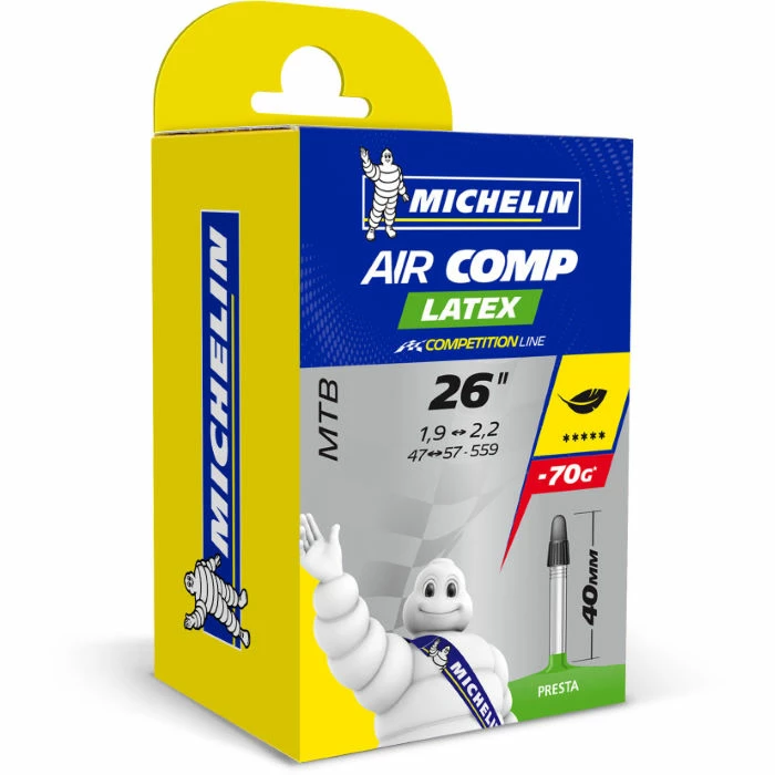 Michelin C4 AirComp Latex Slange (mountainbike) 3 Michelin C4 AirComp Latex Slange (mountainbike)